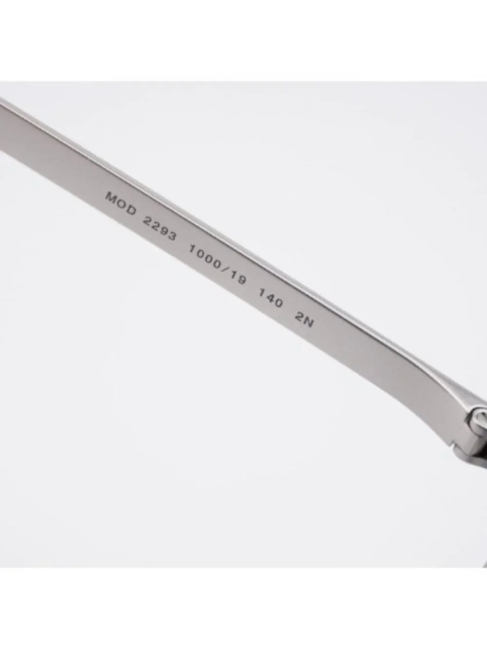 Versace VE2293 100019 Shield Sunglasses - Silver Shield Frame, Blue Lenses